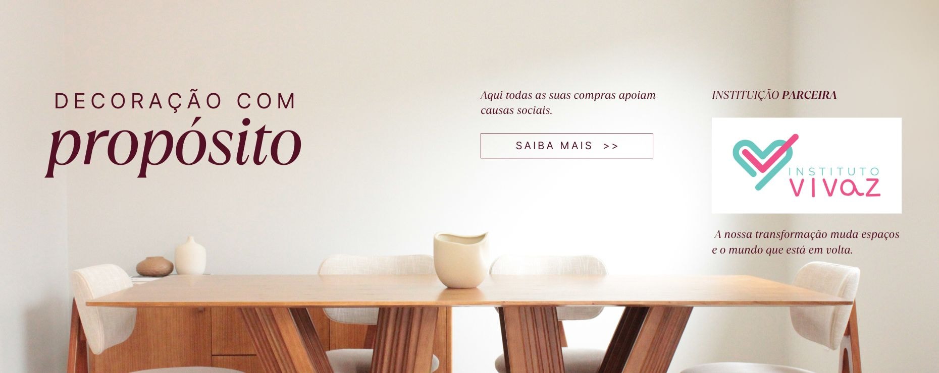 Decoração com propósito