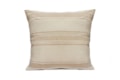 Almofada Horizonte em Linho Cru Listrada 52x52cm