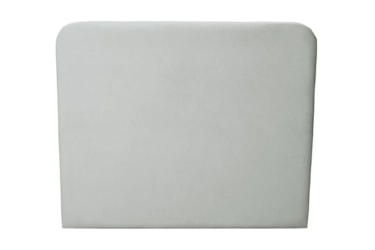 Cabeceira Rubi em Velusoft ou Boucle com Design Minimalista e Bordas Arredondadas