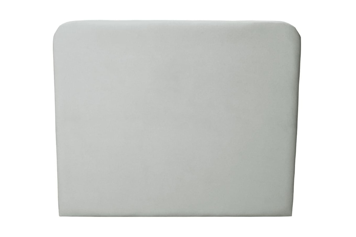 Cabeceira Rubi em Velusoft ou Boucle com Design Minimalista e Bordas Arredondadas