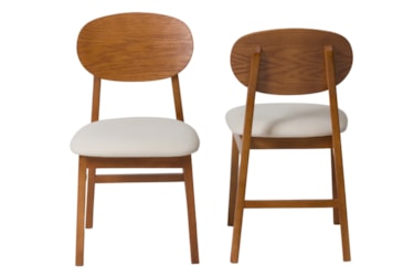 Cadeira Alana com Encosto em Madeira Maciça