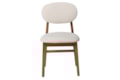 Cadeira Bia Estofada e Detalhes em Madeira Maciça