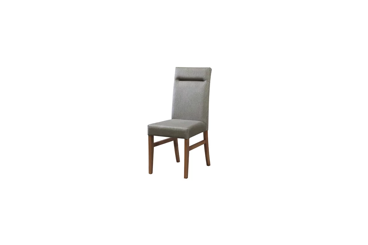 Cadeira Para Mesa de Jantar Jey em Madeira Maciça Estofada em Linho ou Acquablock