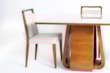 Cadeira Para Mesa de Jantar Liam em Linho de Madeira Maciça Design Moderno