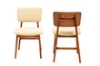 Cadeiras Para Mesa de Jantar Naomi em Velusoft ou Boucle de Madeira Maciça com Design Moderno