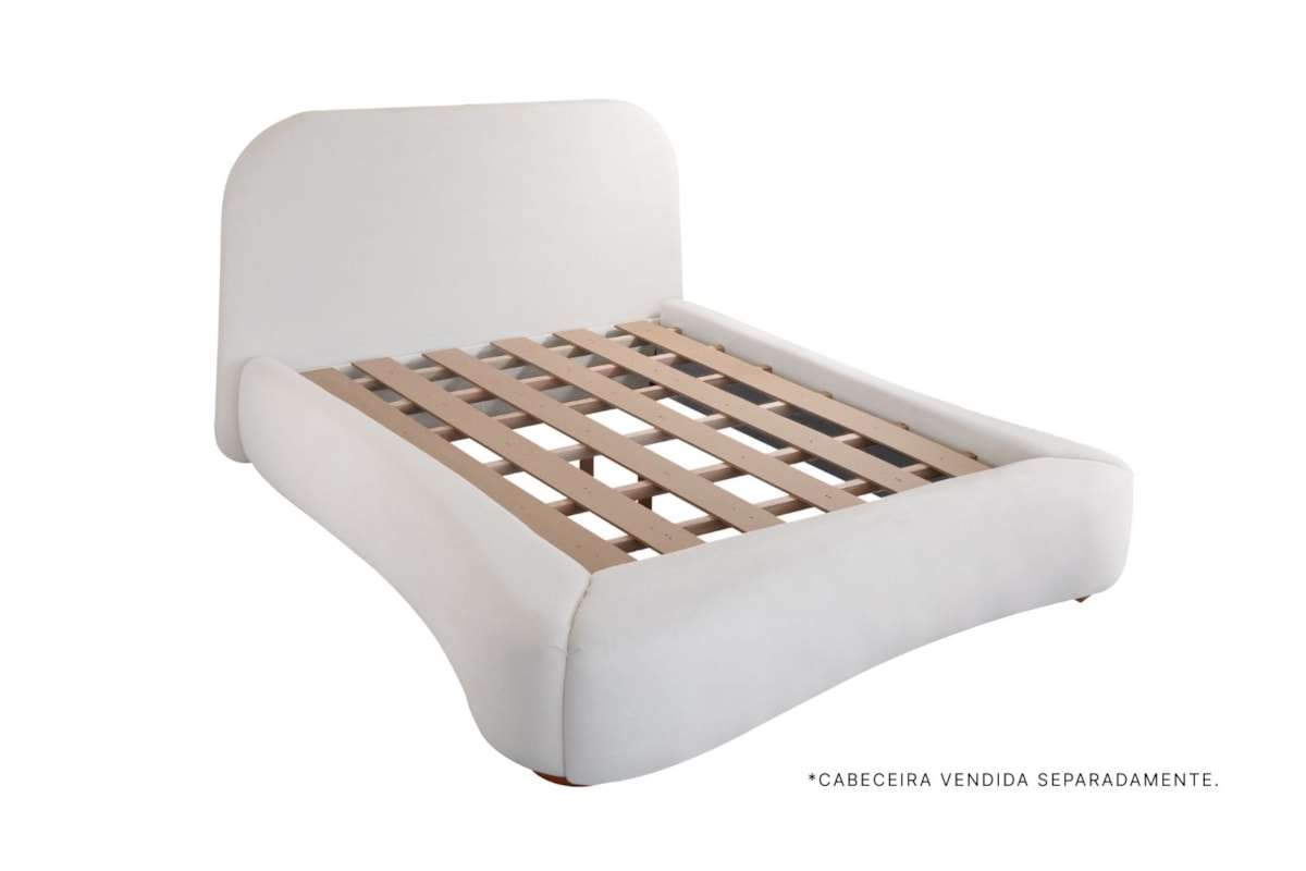 Cama Box Dior Estofada com Design Orgânico