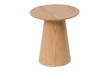 Mesa Lateral Hanna Laminada em Madeira Maciça