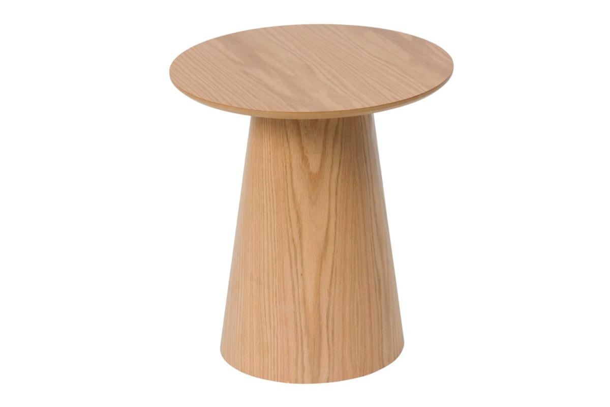 Mesa Lateral Hanna Laminada em Madeira Maciça