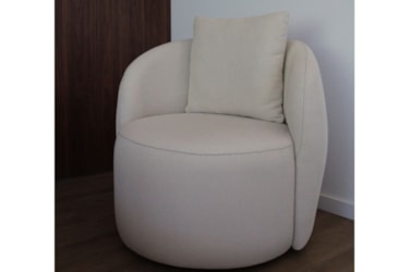 Poltrona Celine Giratória e com Design Orgânico
