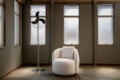Poltrona Celine Giratória e com Design Orgânico