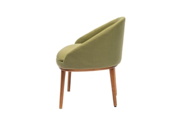 Poltrona Elara em Madeira Maciça e com Design Curvo