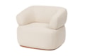 Poltrona Estofada Ariel com Design Curvo