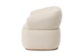 Poltrona Estofada Ariel com Design Curvo