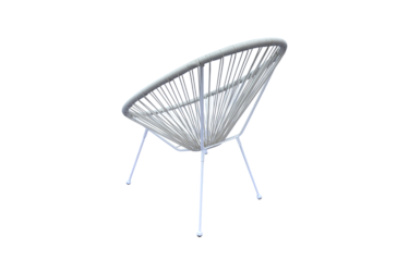 Poltrona Para Sala Acapulco com Opções em Branco, Cinza e Preto