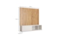 Rack para Sala e Painel de TV Tivoli Cinamomo c/ Off White Fosco