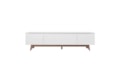 Rack para Sala Flynt 184 cm Natural c/ Off White Fosco