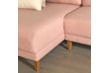 Sofá 2 Lugares Max em Linho Moderno com Chaise & Opcional de Lateral em Madeira Maciça (Espuma D33)