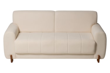 Sofá Anecy 2 Lugares com Assento em Espuma D33 e Pés em Madeira Maciça