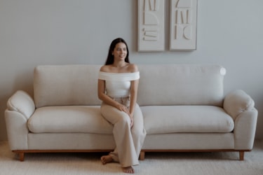 Sofá Anna 4 Lugares com Molas Ensacadas