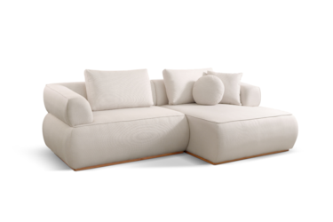 Sofá Aura com Chaise e Espuma D-30 Soft