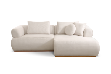 Sofá Aura com Chaise e Espuma D-30 Soft