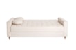 Sofá Cama Casal Baú 3 Lugares Celene em Veludo ou Boucle com Almofadas Decorativas