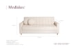 Sofá Cama Casal Baú 3 Lugares Celene em Veludo ou Boucle com Almofadas Decorativas