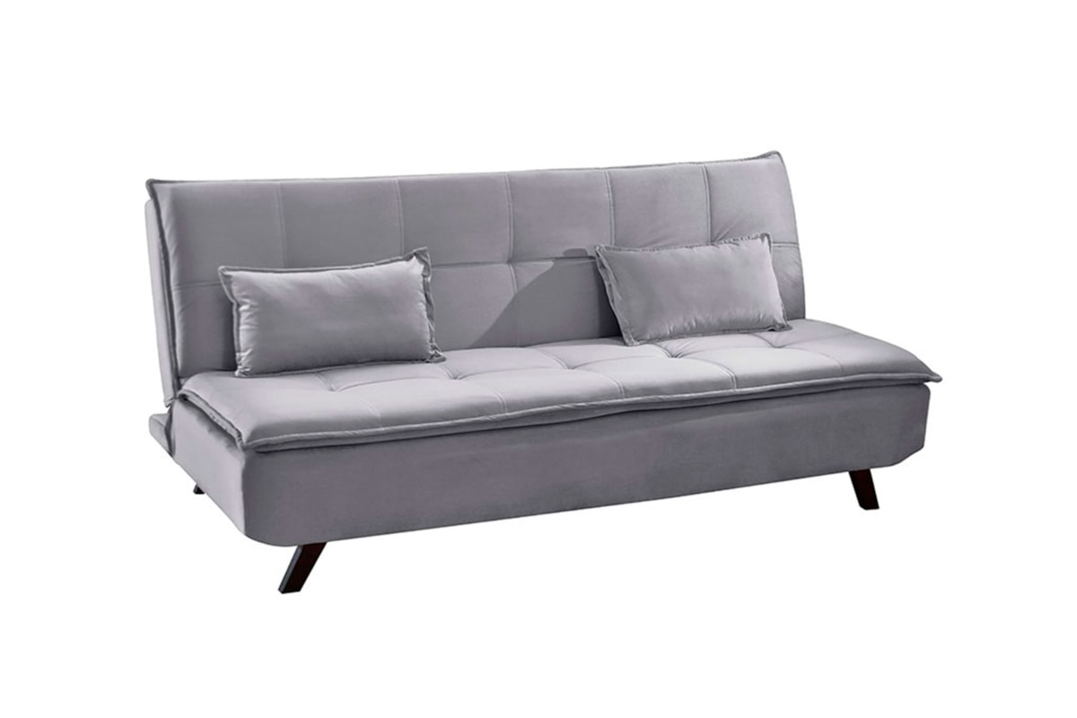 Sofá Cama Sage Reclinável de Casal em Linho com Pillow