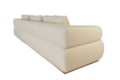 Sofá Chaise Ariel com Design Moderno e Base em Madeira Maciça