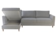Sofá Chaise Baú Taylor em Espuma D33 e Almofadas Soltas
