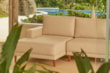 Sofá Chaise Colin com Cama Pet e Espuma D33