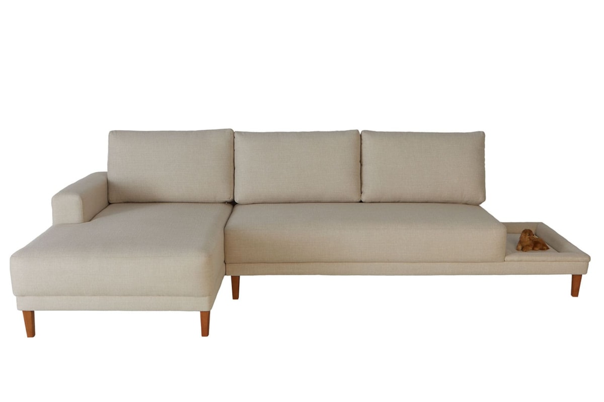 Sofá Chaise Colin com Cama Pet e Espuma D33