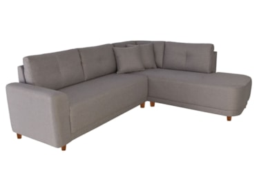 Produto Sofá de Canto Siena com Divã com Design Arredondado