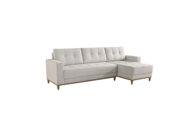 Sofá Jane 3 Lugares com Chaise e Almofadas Soltas