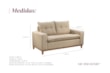 Sofá Megan 2 Lugares em Veludo ou Boucle com Pillow & Pés em Madeira Maciça (Espuma D33)