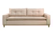 Sofá Megan 3 Lugares em Veludo ou Boucle com Pillow & Pés em Madeira Maciça (Espuma D33)