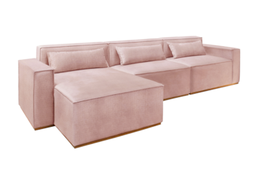 Sofá Modular Tetris 3 Lugares com Chaise