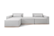 Sofá Modular Tetris 3 ou 2 Lugares com Chaise