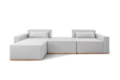 Sofá Modular Tetris 3 ou 2 Lugares com Chaise
