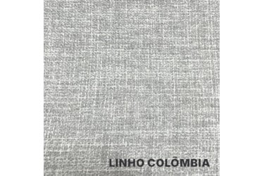Sofá Modular Tetris 3 ou 2 Lugares com Chaise em Linho (SF + Puff)