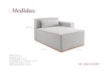 Sofá Modular Tetris 392 com Chaise e Braço Direito
