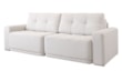Sofá Retrátil Cama Isa em Velusoft ou Boucle com almofadas soltas e espuma D33