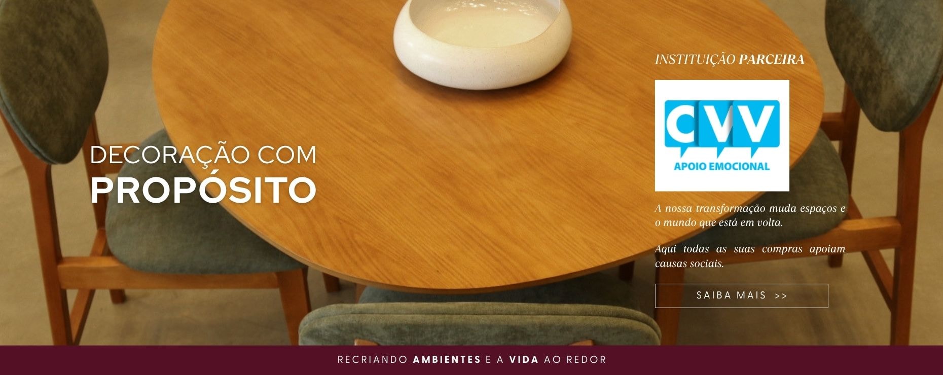 Decoração com propósito