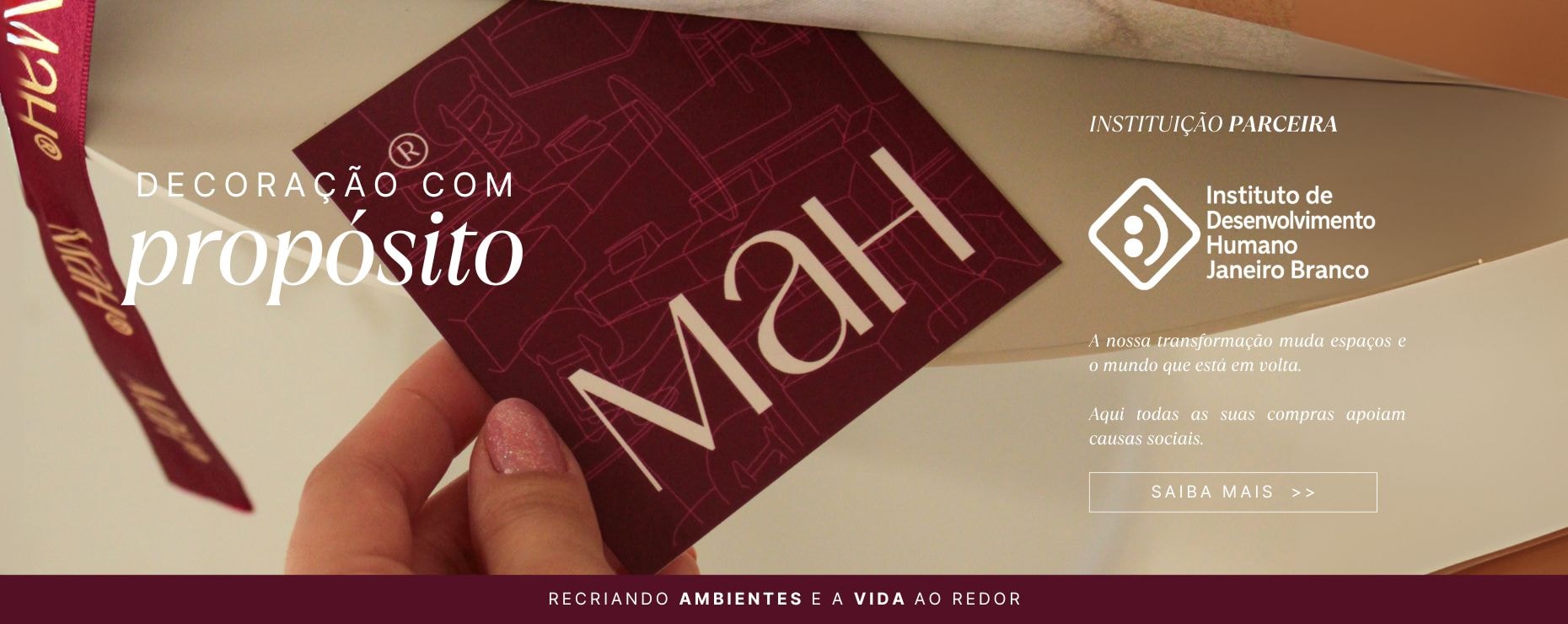 Decoração com propósito