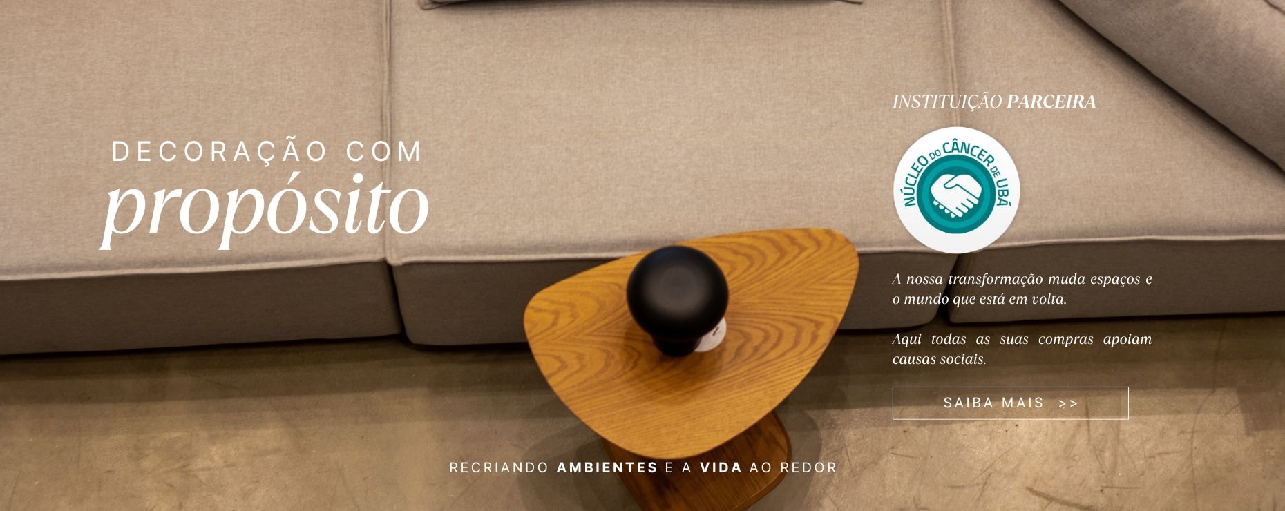 Decoração com propósito